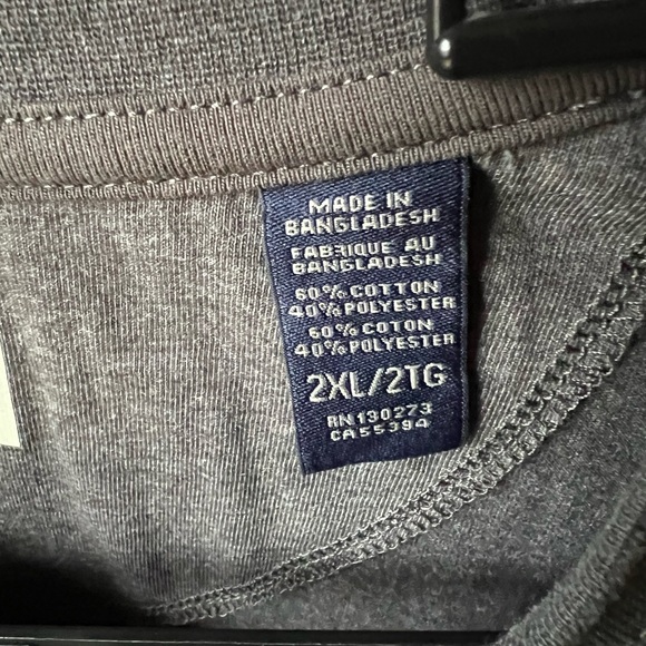 New without Tags Men’s Wrangler Authentics Three Button T-Shirt - Picture 4 of 8